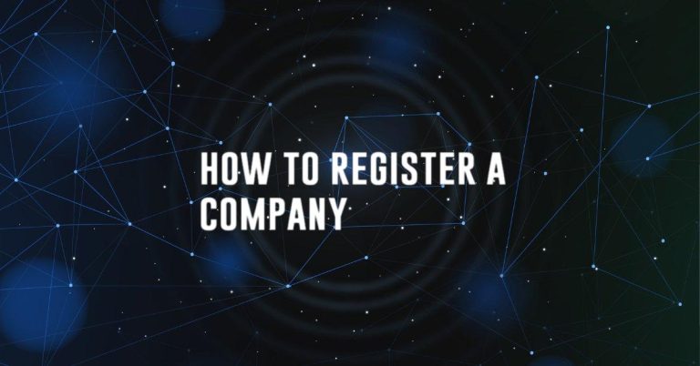 how to register a company